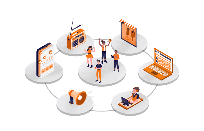 Omnichannel internet marketing approach